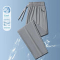 Ice Silk Men's trousers 2024 summer black-and-gray thin style business casual pants outdoor stretch breathable straight leg loos The jack market .AU The jack market .AU Men Fashion $ 51 14:175#qianhui;200007763:201336106;5:200661035