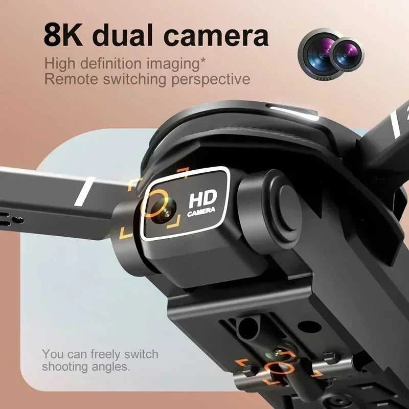 Drone V88 8K 5G Professional HD Dual Camera Aerial Photography 15000M Remote Control Aircraft Folding Quadcopter 2026 New The jack market .AU The jack market .AU Drones $ 96 14:29#Black Dual 8K-1B