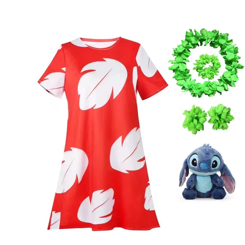 Lilo Costume for Girls Hawaii Princess Red Leaves Dress Up Outfits with Garland Kids Halloween Carnival Party Dresses The jack market .AU The jack market .AU Mum & Kids: Essential Products for Every Family $ 43 14:200001438#dress style 2;200000463:200004197#2T (Tag 100)