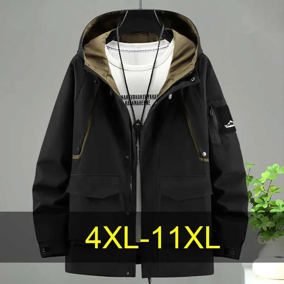 Waterproof Windbreaker Jacket Men 10XL 11XL Plus Size Coat Jacket Male Fashion Casual Cargo Jackets Big Size 11XL The jack market .AU The jack market .AU Fishing Gear $ 72 14:200004889#green;5:200661036#8XL(124 - 132KG)