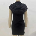 Women's Sequin Halter Dress – Slim Fit Pleated Bodycon Party Dress with Empire Waist The jack market .AU The jack market .AU Woman Fashion Dress $ 86 14:350850#black;5:361386