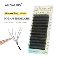 ANNAFRIS Premium Mink Eyelash Extensions - 5 Cases, 16 Rows, C/DD Curl for Stunning, Natural Volume