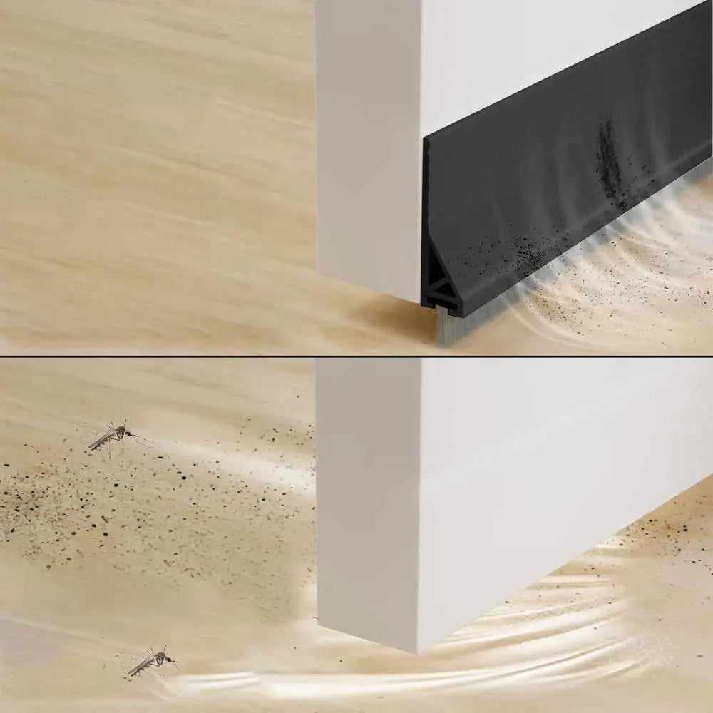 Door Draft Stopper Adhesive Multipurpose Door Draft Stopper Wear-Resistant Door Draft Blocker Window Draft Stopper for Block The jack market .AU The jack market .AU Home $ 61 14:193#Black;200007763:201336100