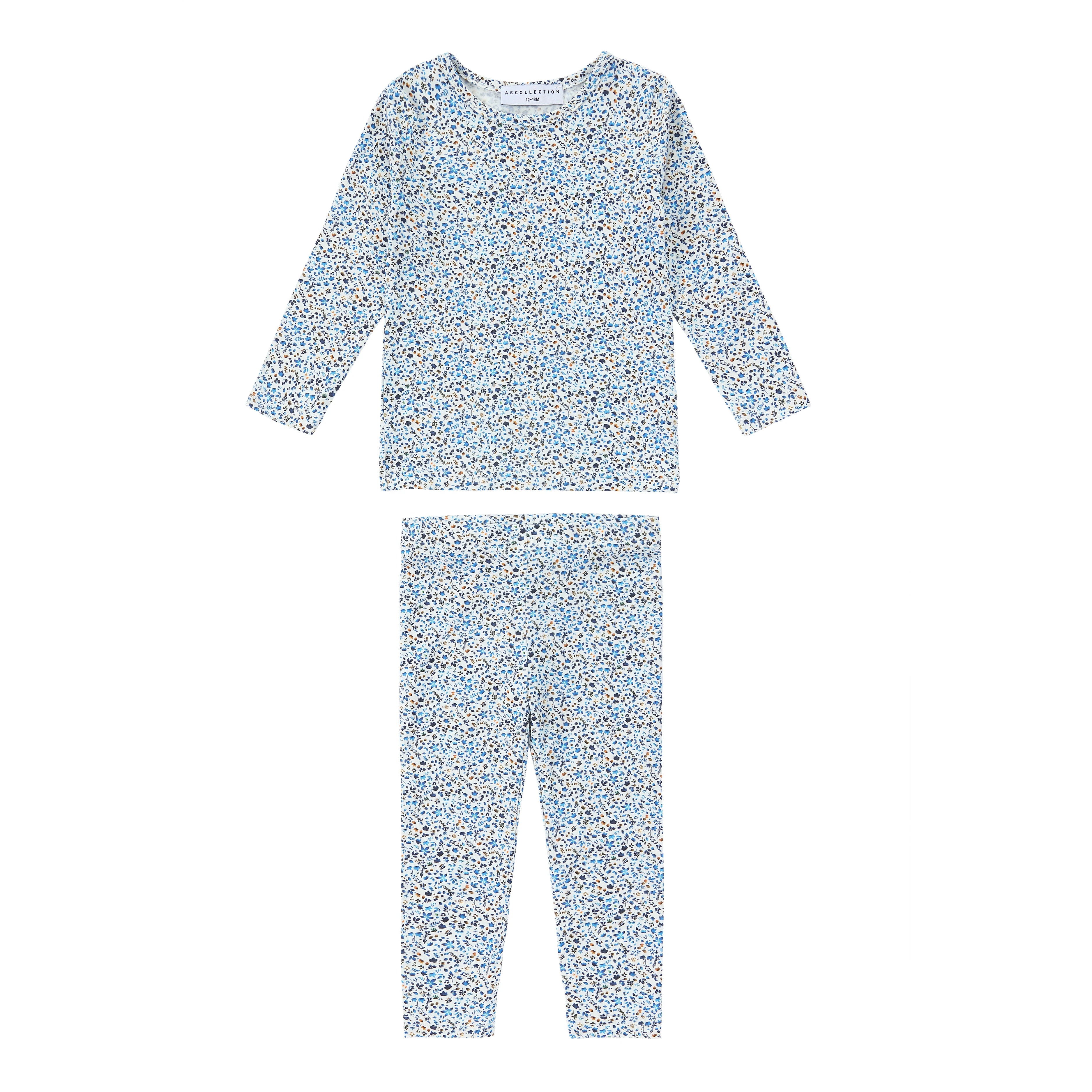 AS Robe Girls' Floral Collar Dress - Cute Matching Baby Set for Sisters