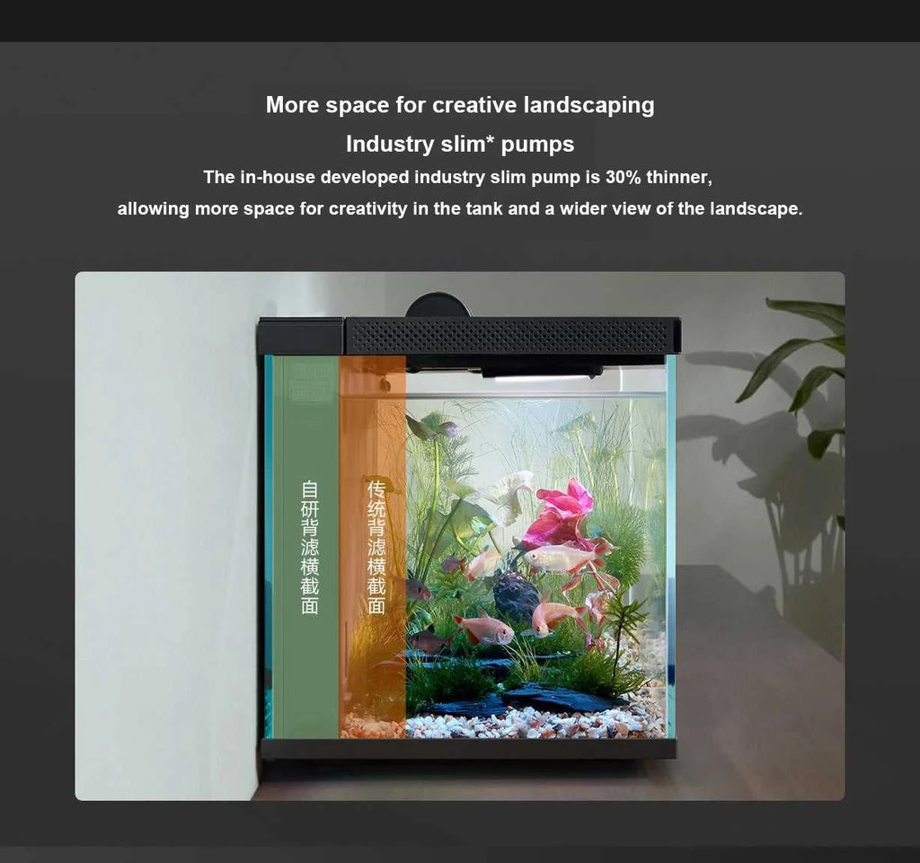 NEW MIJIA Smart Fish Tank MYG100 Work With Mijia APP Mobile Controlled Remote Feeding Smart Lighting System Light Aquarium20L The jack market .AU The jack market .AU Home $ 131 14:366#Add UK Adapter