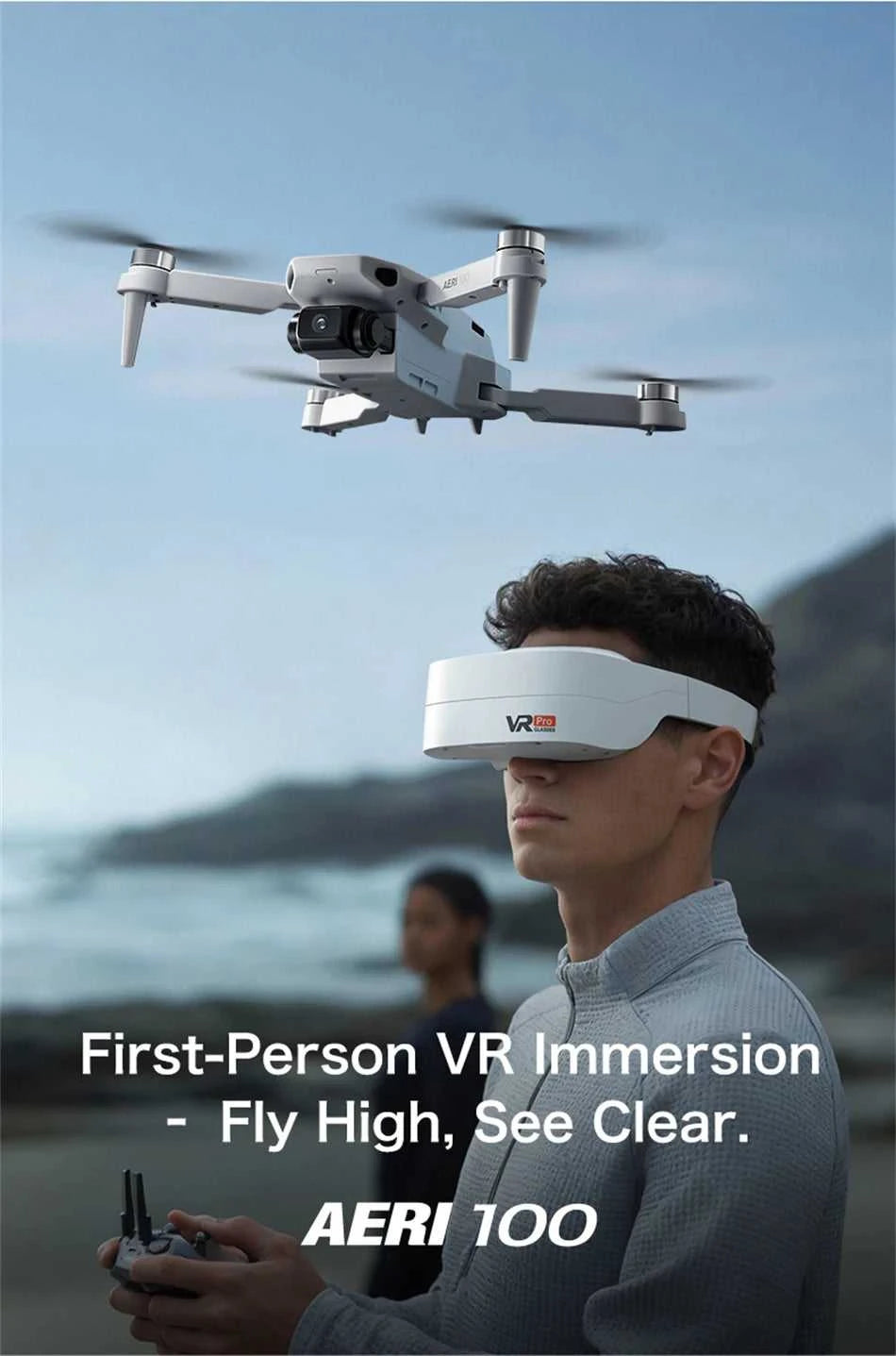 New Toy Aeri100 VR Drone 8K 1080P HD Camera 1:1 Scale Aerodynamic Design Remote Control Brushless 360° Obstacle Avoidance Flying The jack market .AU The jack market .AU Drones $ 92 14:175#Grey-8K-1B;200000828:201589807#Dual 8K