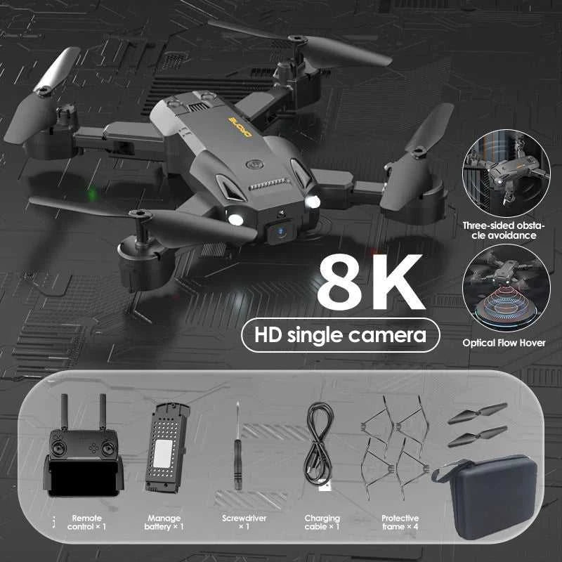 Drone 8K Professional Drones 4K HD Aerial Photography Obstacle Avoidance Quadcopter Helicopter RC Distance 3000M The jack market .AU The jack market .AU Drones $ 95 14:350852#Black Avoid Dual 8K