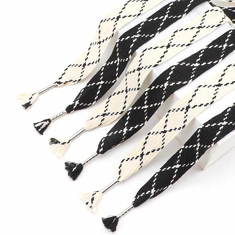 New Flat Shoelaces 2.5CM Wide Metal Head Shoelace Black Beige Sneakers Laces Shoes Accessories 120CM/140CM 1Pair Strings The jack market .AU The jack market .AU Step Up Your Style: Trendy Shoes for Every Occasion! $ 47 14:193#Black;380:200006543