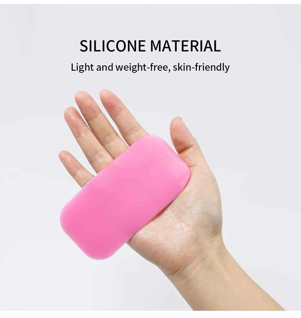 GLAMLASH Silicone Lash Pad – Transparent Forehead Organizer for Effortless Eyelash Extensions