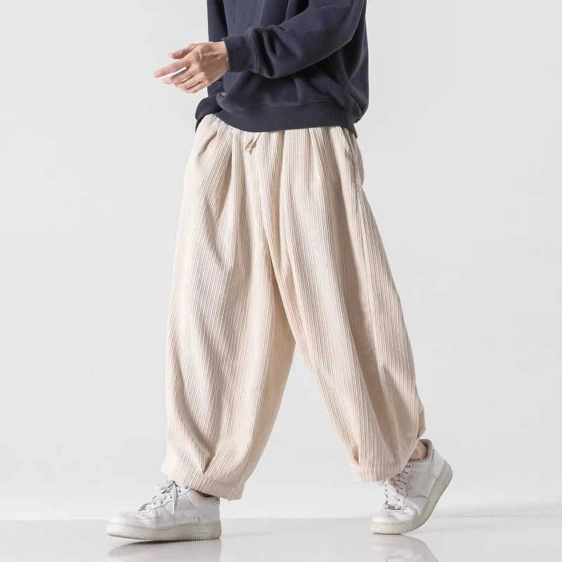 Autumn Men Wide Leg Straight Pants Men Corduroy Solid Color Oversize Trousers Male Thick Warm Japen Style Streetwear Pants The jack market .AU The jack market .AU Men Fashion $ 57 14:193#black;200007763:201336100;5:4182