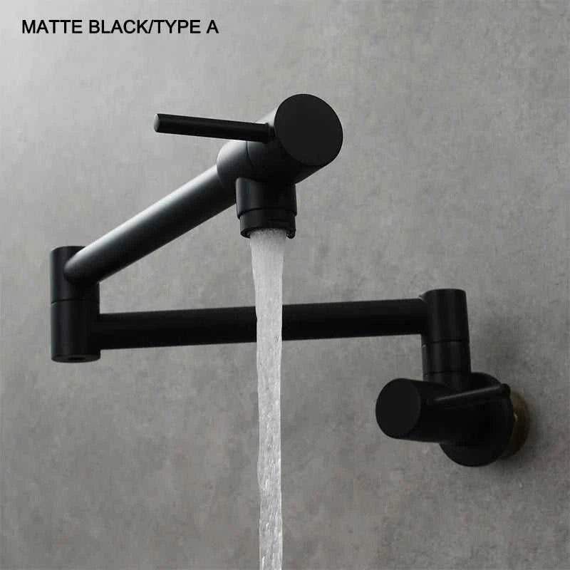 Brass Pot Filler Tap Wall Mount Foldable Kitchen Faucet Single Cold Single Hole Sink Tap Rotate Folding Spout Chrome Gold Black The jack market .AU The jack market .AU Home $ 174 14:29#Chrome Type A