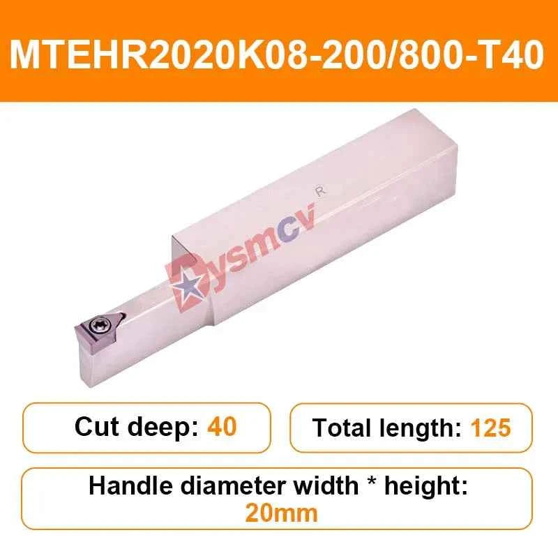 CNC Masters Premium Lathe Tool Holder | MTEHR MTEHL2525/2020/3232 | Deep Grooving & Large Cutting Precision
