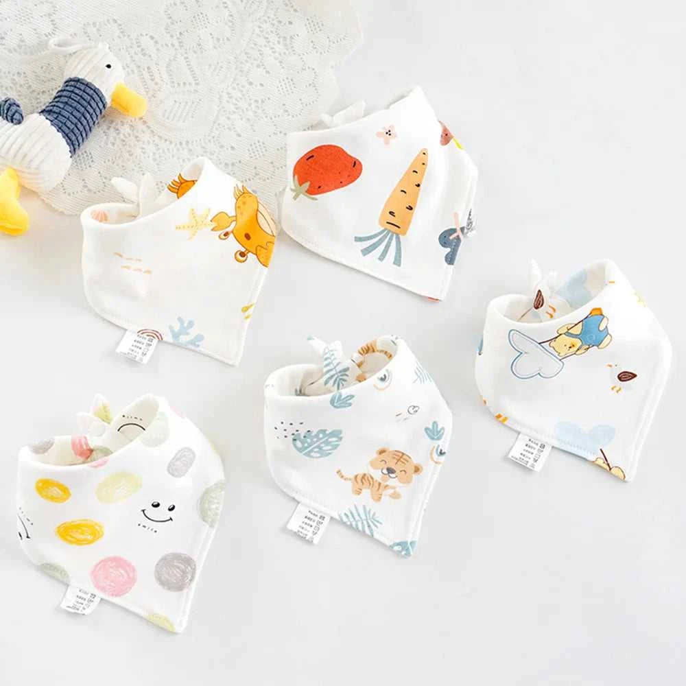 5Pcs/Lot Baby Bandana Bibs Cotton Triangle Double Layer Infant Feeding Burp Cloths Saliva Towel Apron Newborn Accessories The jack market .AU The jack market .AU Mum & Kids: Essential Products for Every Family $ 27 14:173#8;200007763:201336100