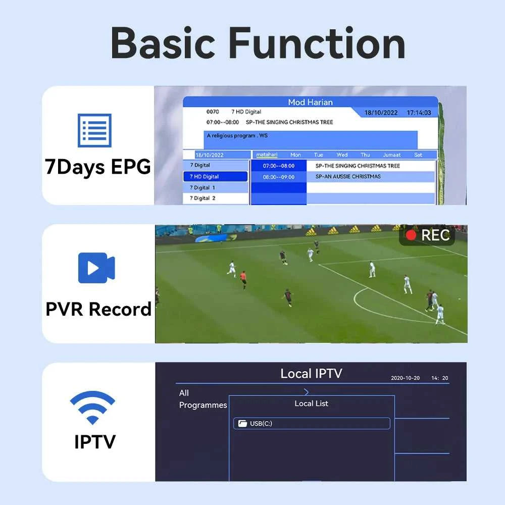 For Europe H.265 DVB-T2&C TV Decoder Dolby HD 1080P Mini TV Tuner HEVC 10Bit U8mini Digital Terrestrial Receiver Support WiFi The jack market .AU The jack market .AU Accessories Electronics $ 79 14:29#U8mini-Standard-List