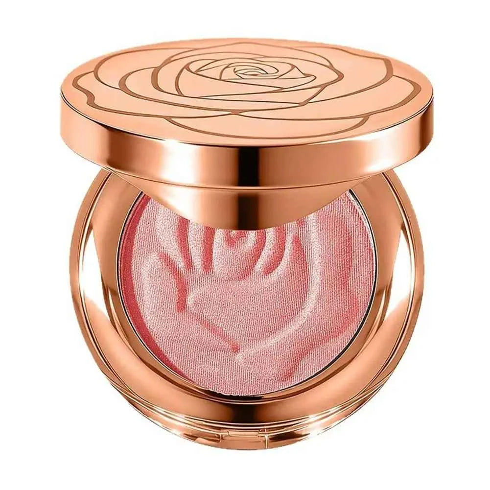 Radiant Rose 3-in-1 Blush Palette – Shiny & Matte Finishes for a Bright, Lasting Glow