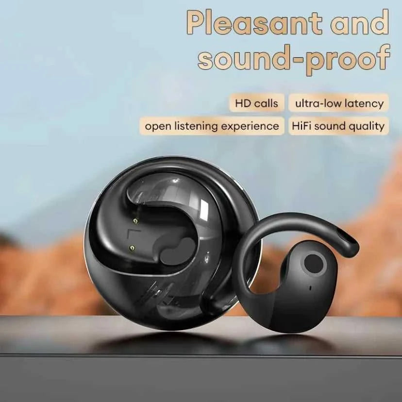 OWS BY01 Earbuds HiFi Sound Quality Wireless Bluetooth-Compatible Non-hanging EarHeadset IPX5 Waterproof with Large Capacity Ba The jack market .AU The jack market .AU Accessories Electronics $ 51 14:193#BY01-Black