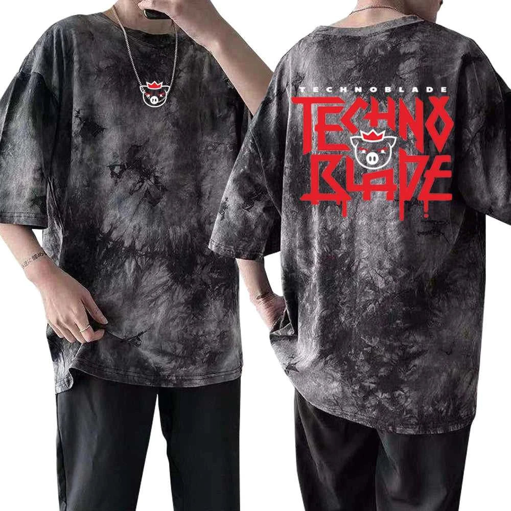 Hot Technoblade Dream Smp Print Tie Dye T Shirt Man Woman T Shirts Short Sleeve Tees Shirts for Men Women The jack market .AU The jack market .AU Men Fashion $ 35 14:1052;5:361385