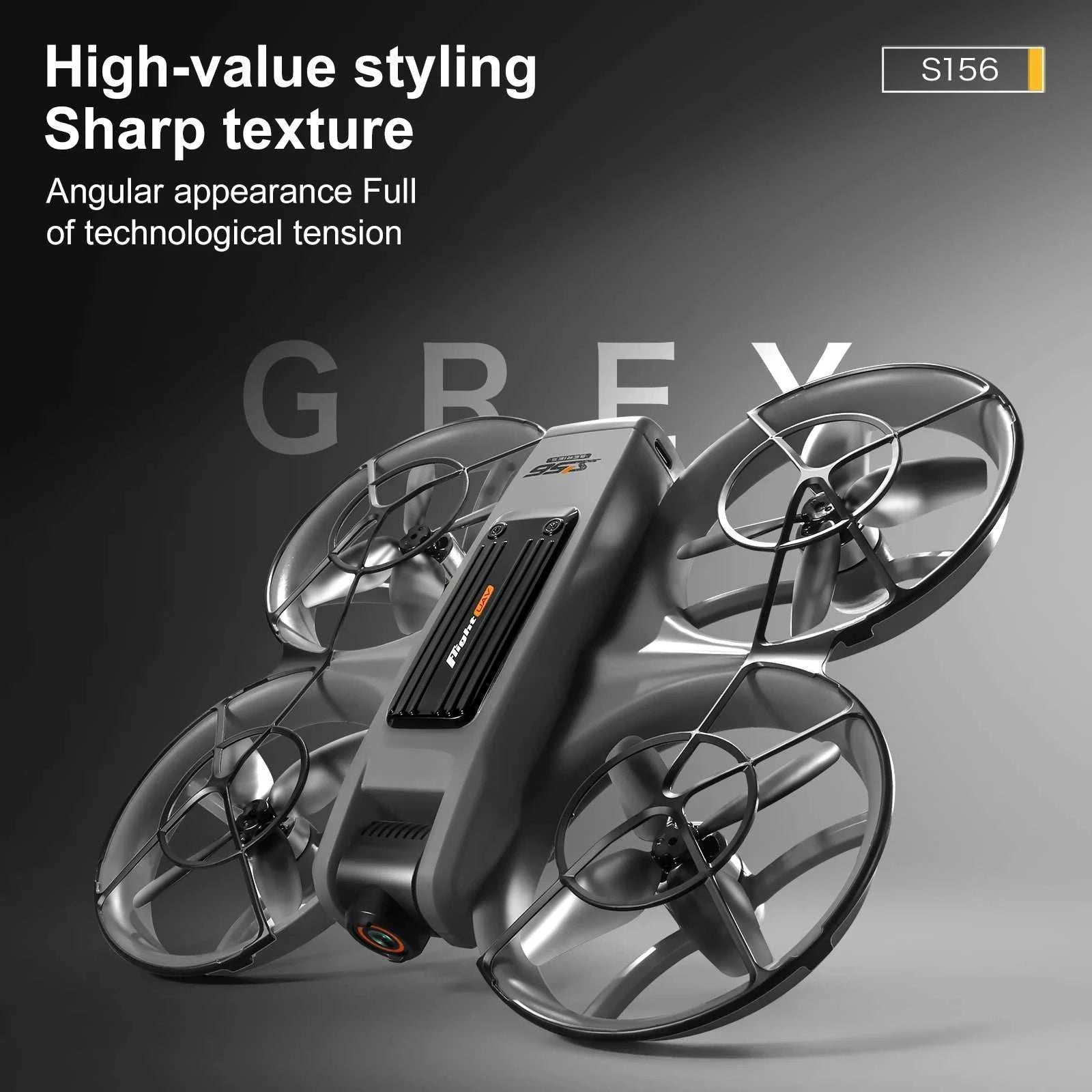 NEW S156 RC Drone 2.4G 5G WIFI Professional 8K Aerial Photography Remote Control Aircraft HD Dual Camera Quadcopter Boy Toy Gift The jack market .AU The jack market .AU Drones $ 124 14:350852