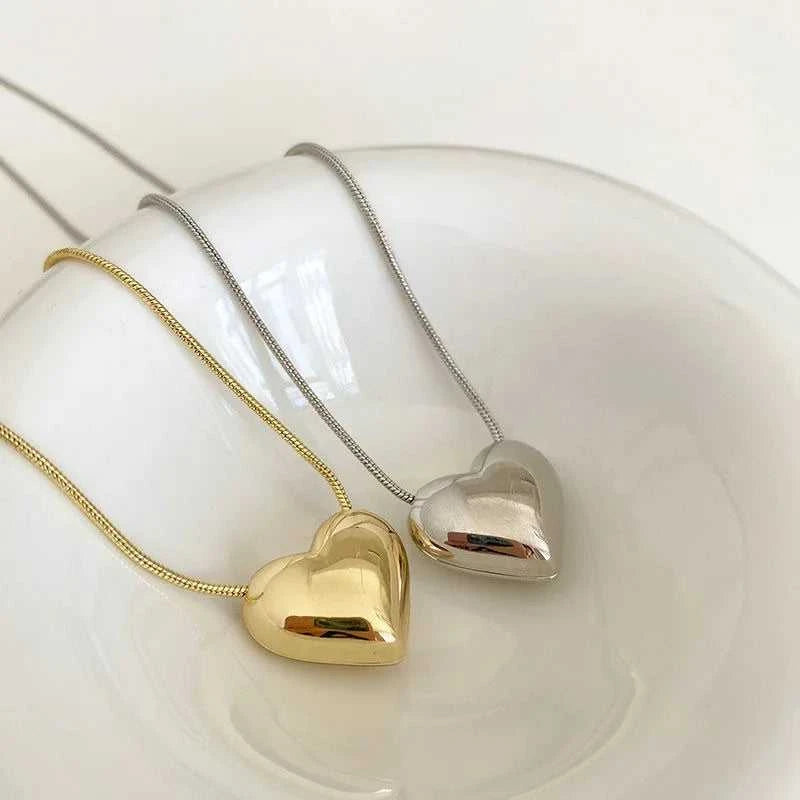 Love Heart Pendant Necklace For Women Men Personality Simple Design Thin Chain Choker Necklaces Jewelry The jack market .AU The jack market .AU Jewellery & Chains $ 47 200001034:17053024#xl019yin