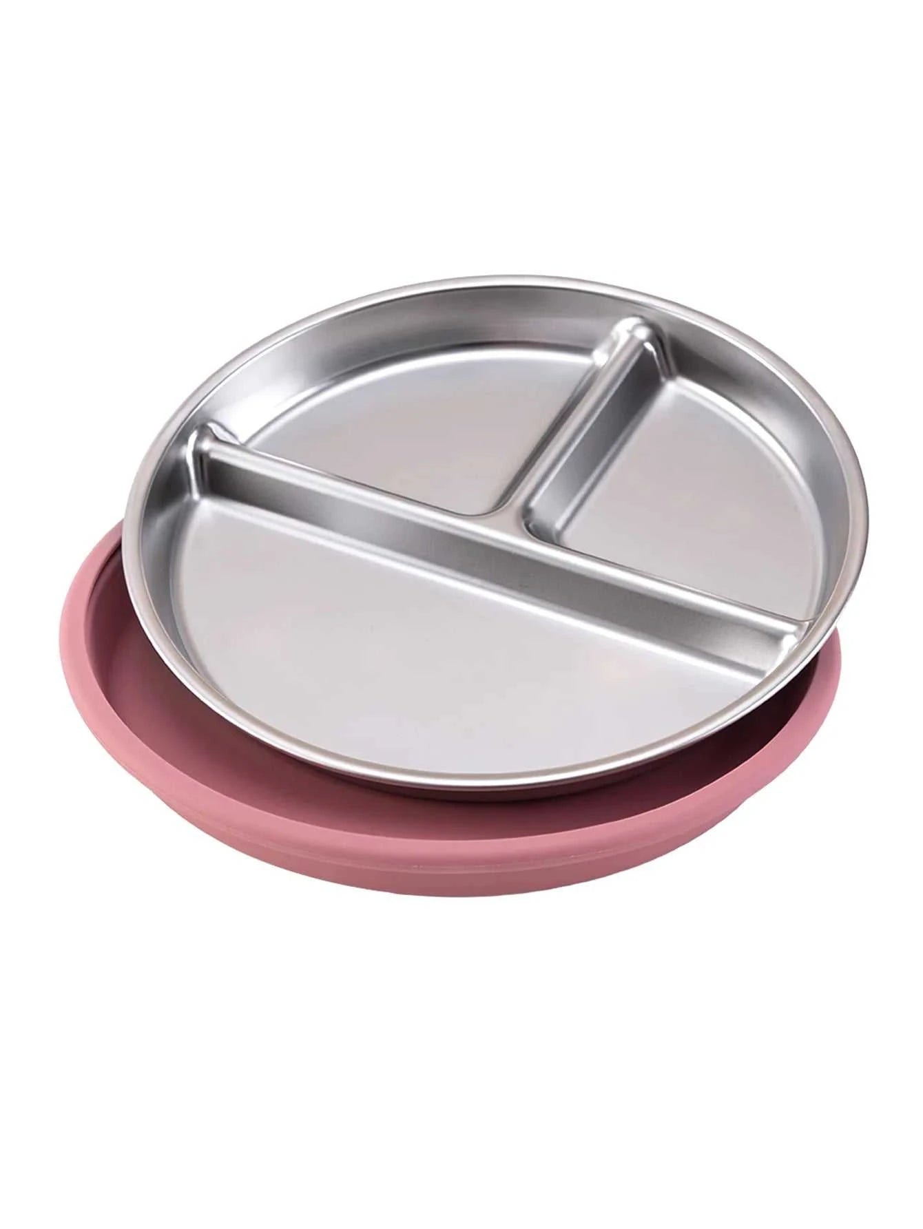 Color Kids 1PCS Stainless Steel Plate Detachable Suction Dishes Baby Feeding Sucker Bowl Food Grade Silicone Food Tray Tableware The jack market .AU The jack market .AU Mum & Kids: Essential Products for Every Family $ 29 14:496#55-sage