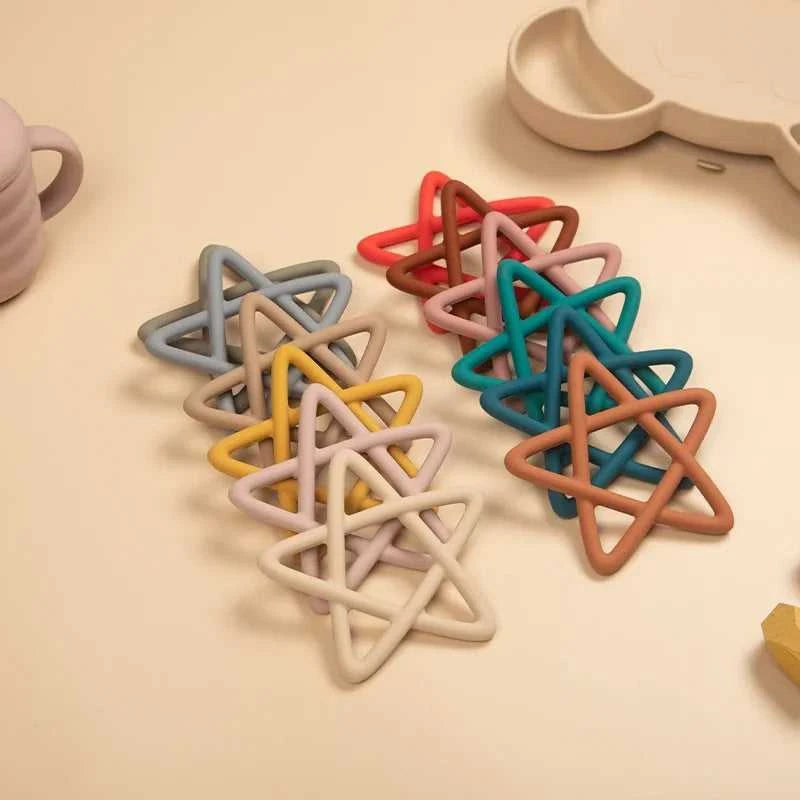 Food Grade Baby Soft Silicone Pentagram Teether Toys for Toddlers Teething Chewing Molar Toy Newborn Infant Accessories BPA Free The jack market .AU The jack market .AU Mum & Kids: Essential Products for Every Family $ 21 14:365458#star sage green