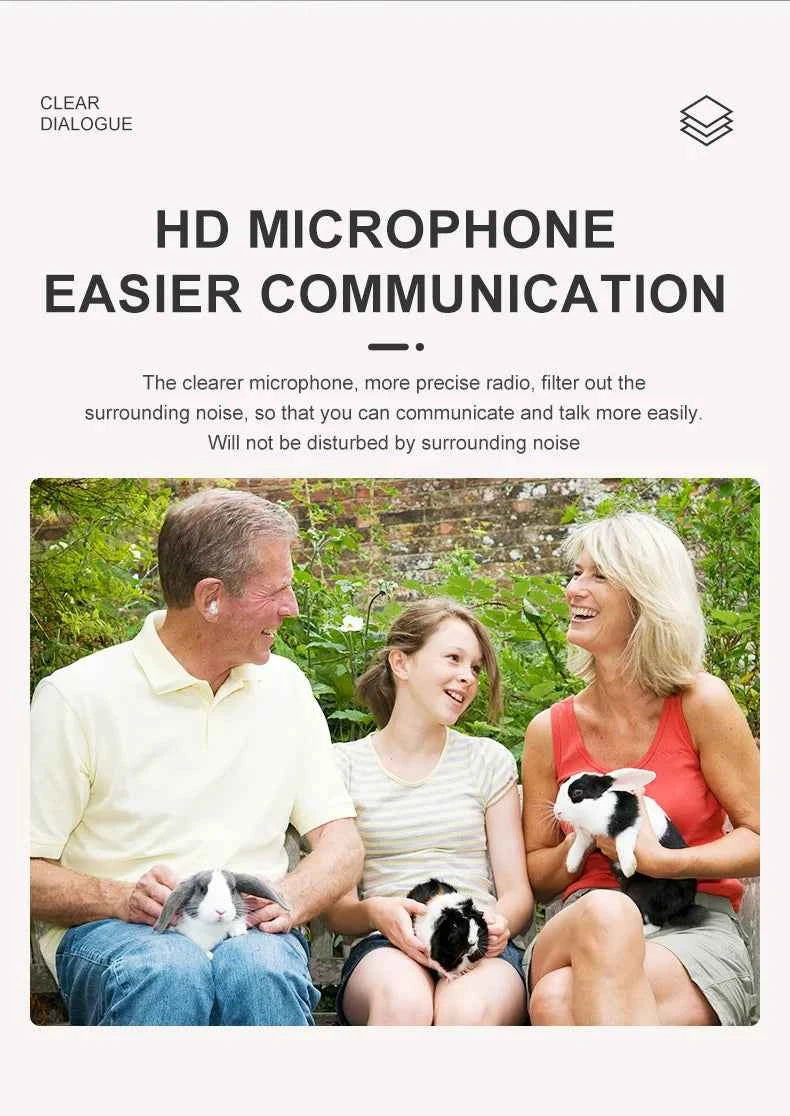 HearingPro Bluetooth Hearing Aids - 12 Channels, APP Control, Noise Reduction for Seniors