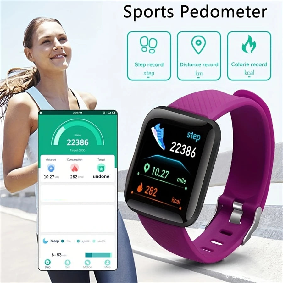 Smartwatch Men Women Wristwatches Smart Watch Message Fitness Monitor Bracelet Birthday Gift Electronic Clock For Android IOS - Jack market 1988Jack Market 1988