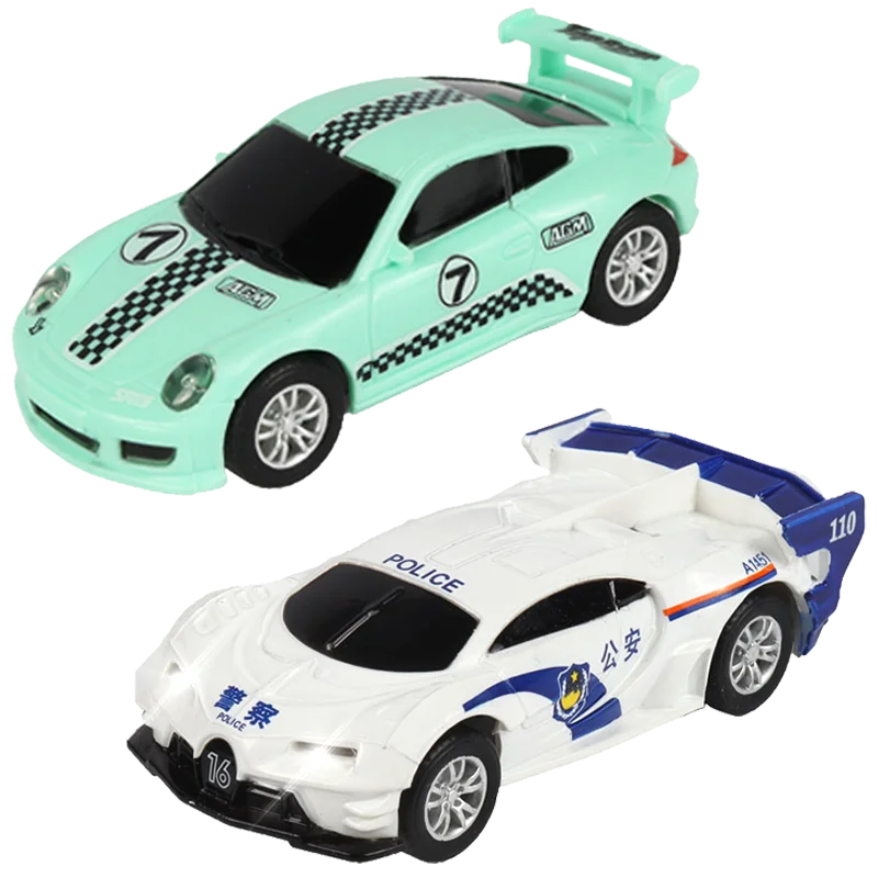 1:64 Slot Car Electric Race Track Set – 2-Pack Circuit Railway Toy