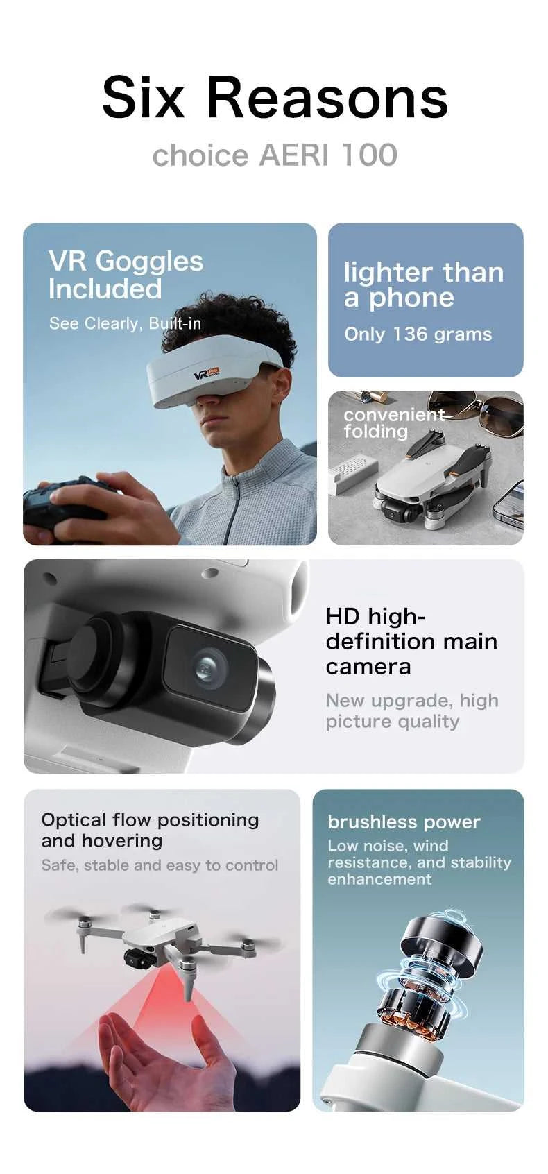Mini Dronеs Aeri100 8K Professional with Camera Flight Accessories FPV Brushless GPS Return Real Time Travel Flying Gift Toy Boy The jack market .AU The jack market .AU Drones $ 110 14:29#VR-Aeri100 Ultra FLY