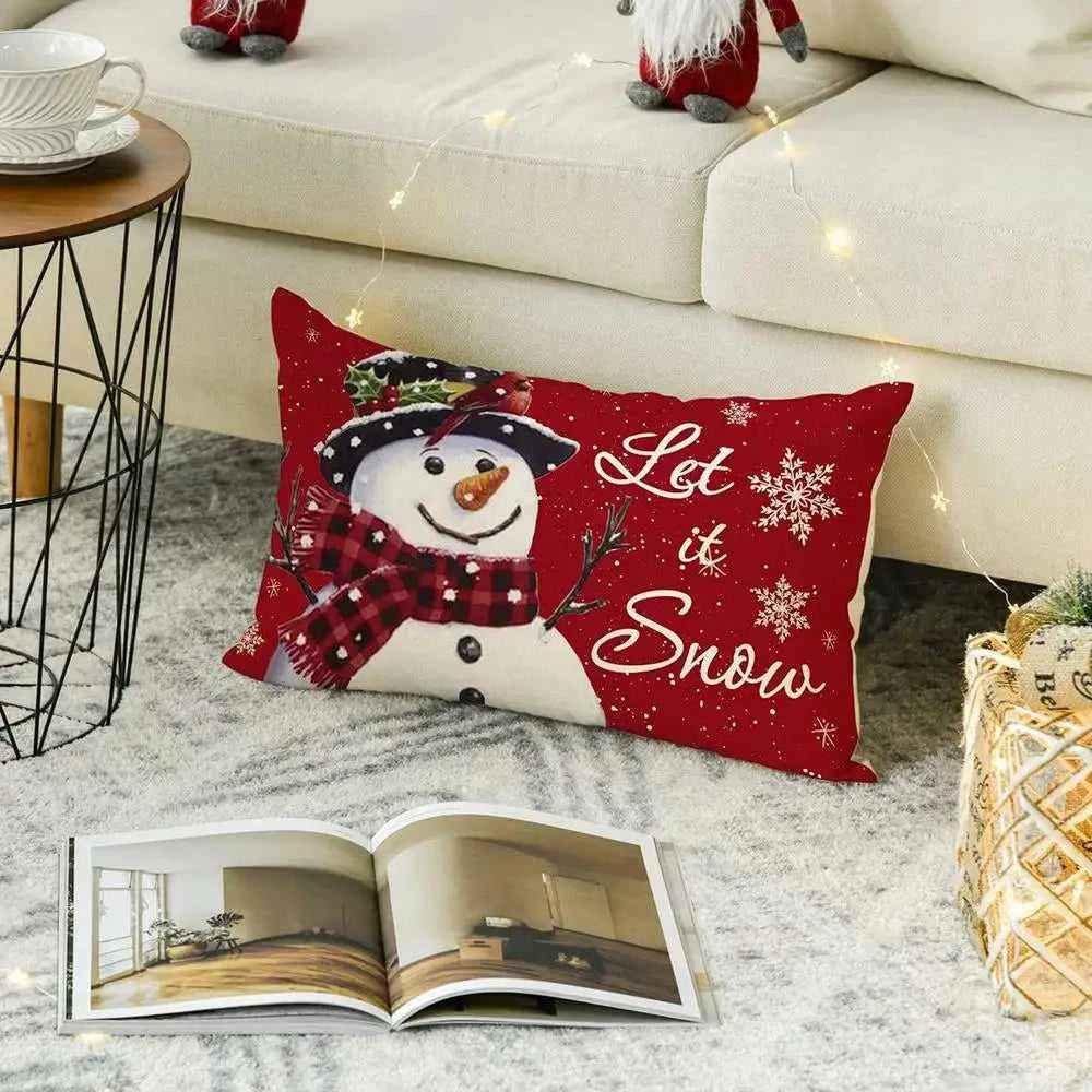 Xmas Tree Pillow Cover 30x50cm Linen Throw Pillowcase Merry Christmas Decorative Snowmen Letter Decor Pillowcase Cushion Cover The jack market .AU The jack market .AU Home $ 22 14:193#merry christmas 1