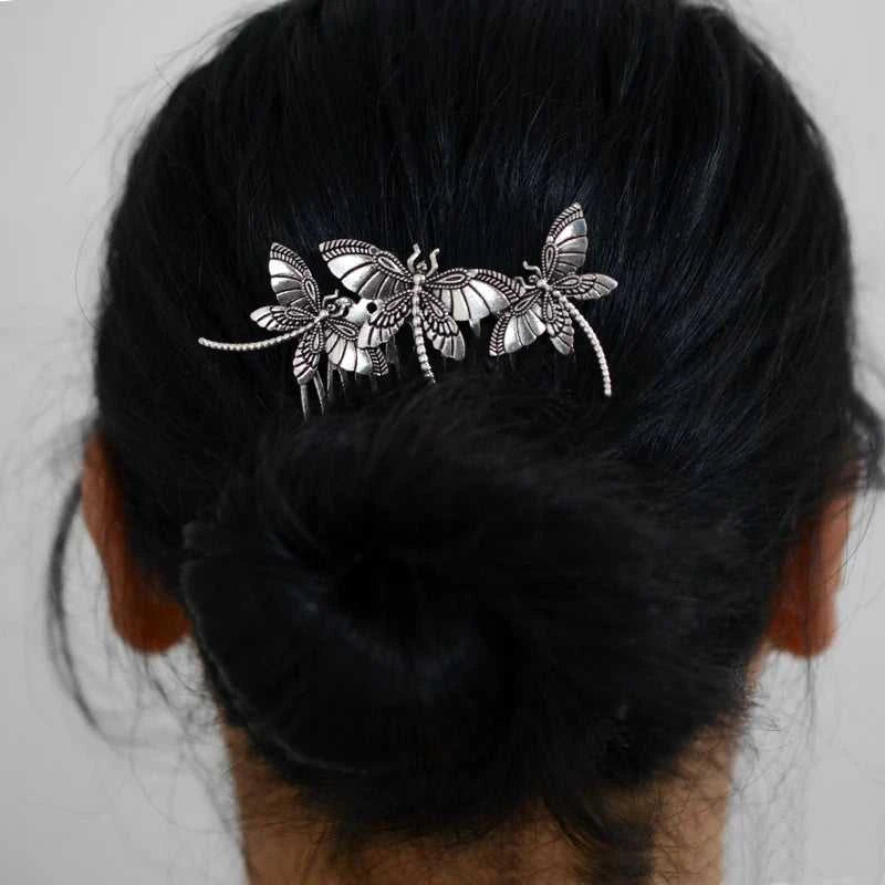 Witch Crescent Moon Pentagram Triple moon Hair Comb Pagan Hair Stick Fairy Hairclip Hair Jewelry for women The jack market .AU The jack market .AU Jewellery & Chains $ 54 200001033:361187#type1silver