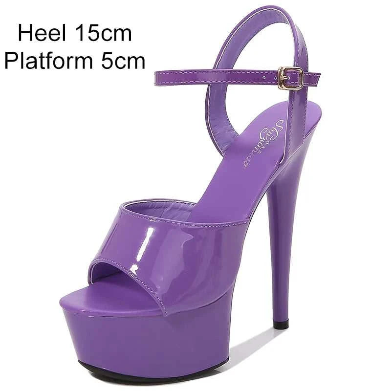 2022 Stripper Pole Dance Shoes High Heels Women Sexy Show Shoes Party Club 13 15 17CM Sandals Platform High-heeled Shoes Wedding The jack market .AU The jack market .AU Step Up Your Style: Trendy Shoes for Every Occasion! $ 94 14:366#Blue leopard;200000124:3434