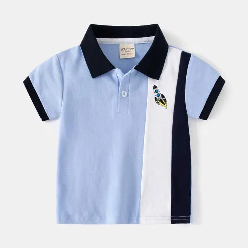 Baby Boy Toddler Polo Shirts for Children's Clothing Boys Clothes Cute Korean Polos Striped White Blue Summer Tops Kids T Shirt The jack market .AU The jack market .AU Mum & Kids: Essential Products for Every Family $ 28 14:200004889#TSD14;200000463:200661897#6-7 Years - Size 130