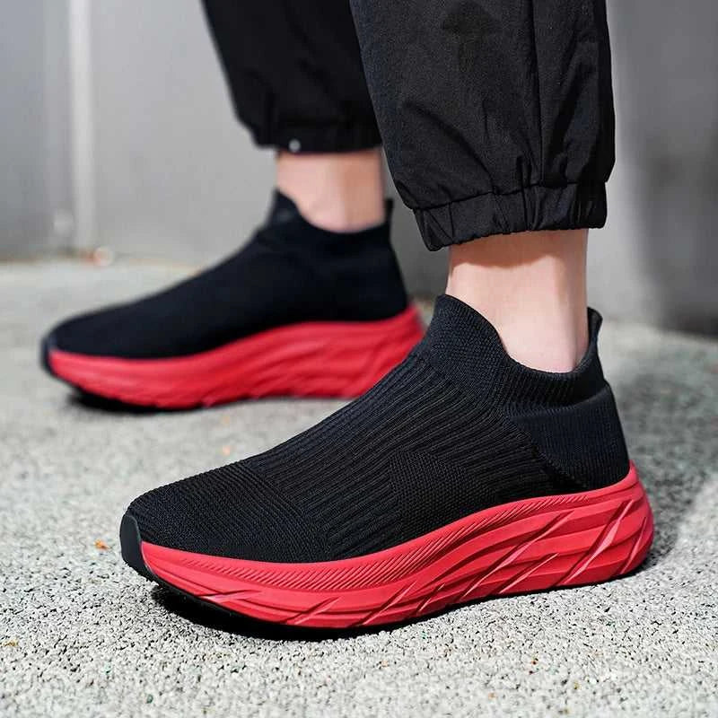 MAEDEF Men's Running Shoes Lightweight Breathable Mesh Elastic Comfortable Durable Fashion Casual Hot Selling Sports Sneakers The jack market .AU The jack market .AU Step Up Your Style: Trendy Shoes for Every Occasion! $ 78 14:173#All Black;200000124:3116