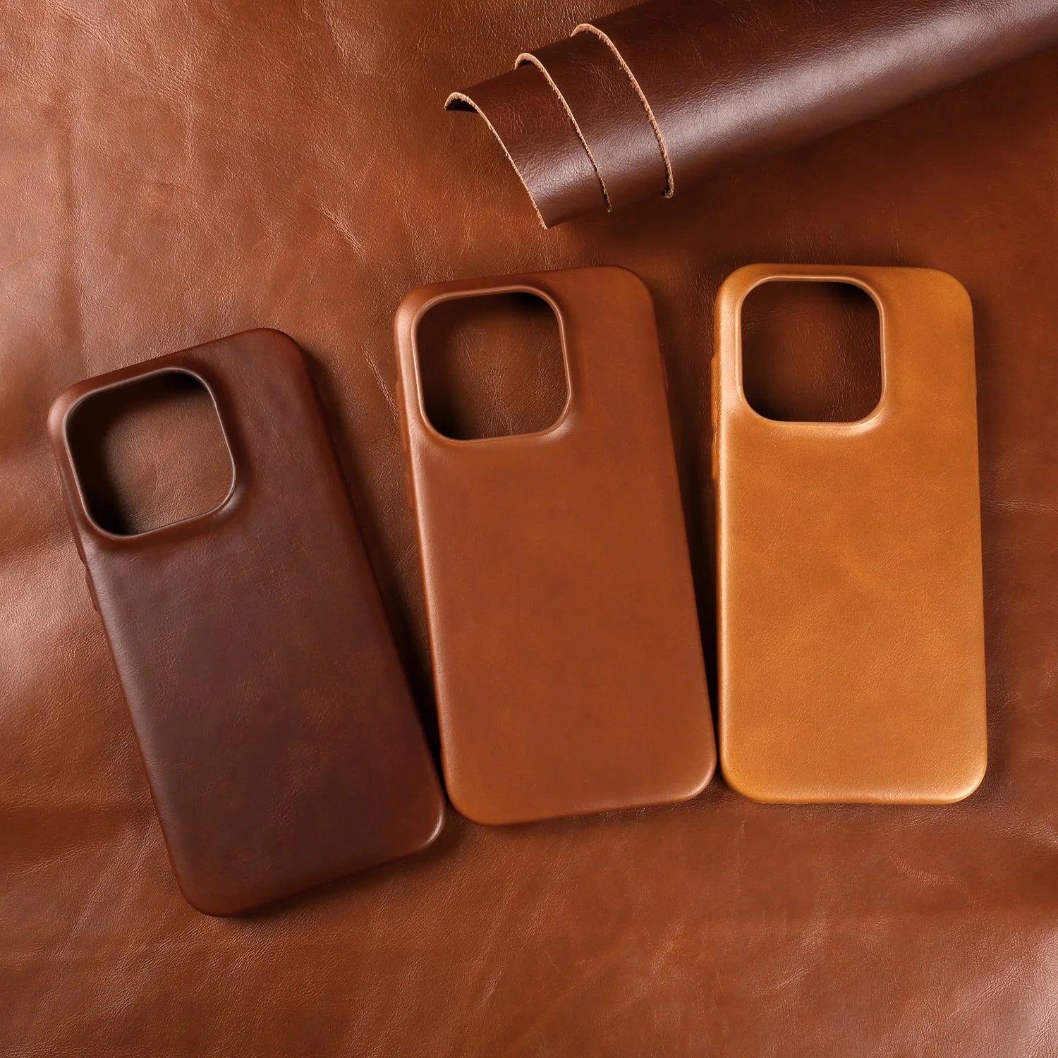 Luxury Magnetic Genuine Leather Case For Oneplus 15 11 12R 13R 10Pro Ace5 Pro Full Wrapped for Magsafe Back Cover Phone Cases
