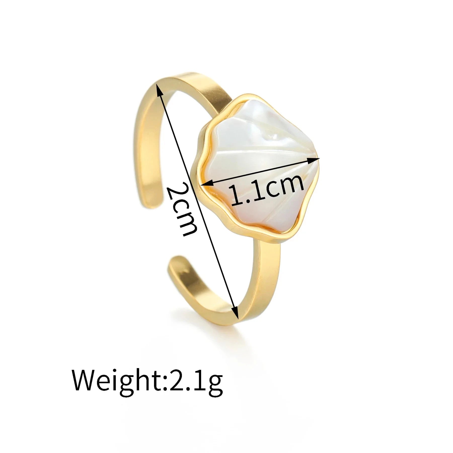 Kissmoon Stainless Steel Trendy Simple Shell Necklace Earing Ring for Women Girl Weeding Party Brithday Jewelry Set Gifts The jack market .AU The jack market .AU Jewellery & Chains $ 48 200001033:361180#necklace
