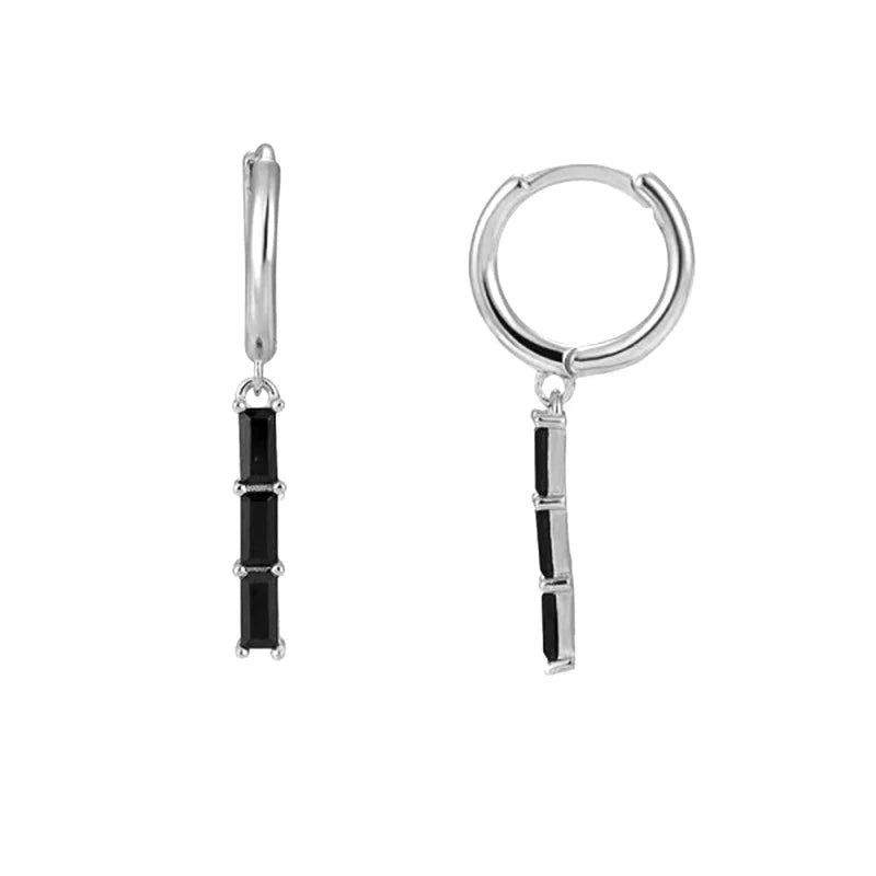 TIANDE Black Zircon Hoop Drop Earrings for Women Gold Plated Piercing Women's Dangle Earrings Set 2022 Fashion Jewelry Wholesale The jack market .AU The jack market .AU Jewellery & Chains $ 48 200001034:200025551#JQH0068-SS-5