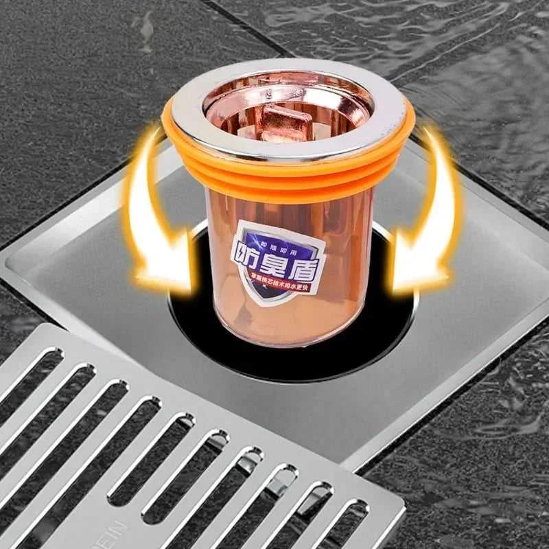 Bathroom Floor Drain Core Toilet Deodorant Anti-Odor Floor Drain Cover Hair Filter Gravity-Induction Sewer Shower Drain Strainer The jack market .AU The jack market .AU Home $ 48 14:202675806#2PCS