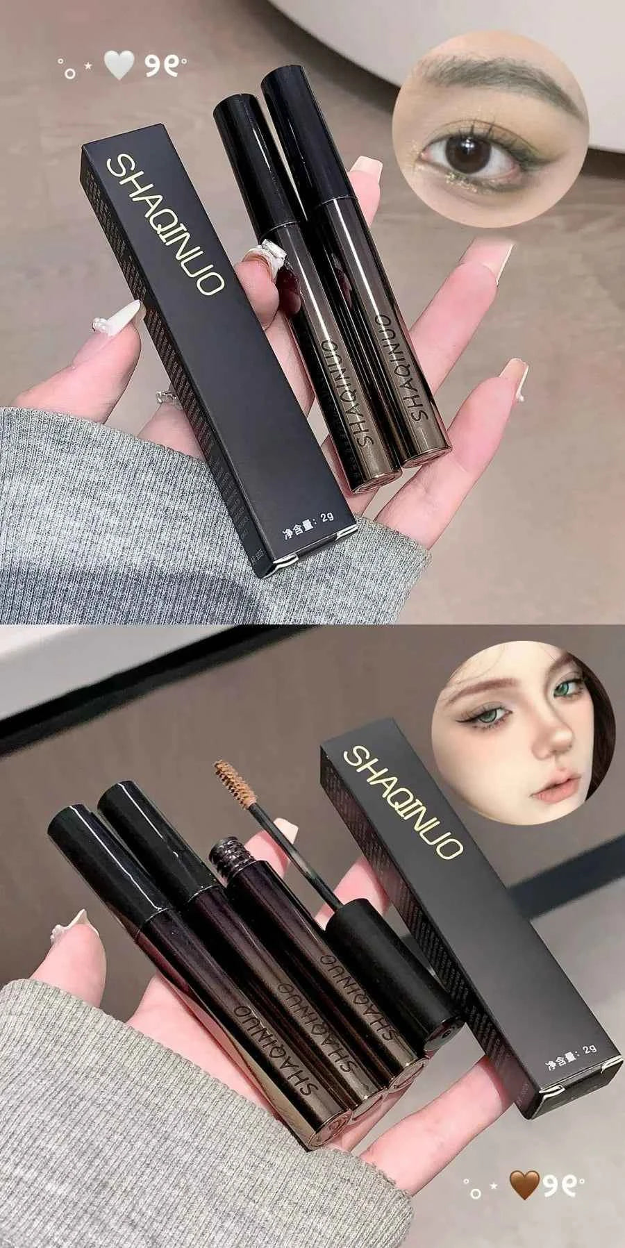 Mist Velvet Natural Eyebrow Enhancer Dye Gel Tint Mascara Waterproof Lasting Quick Dry Dyeing Brow Tattoo Tinted Cream Makeup