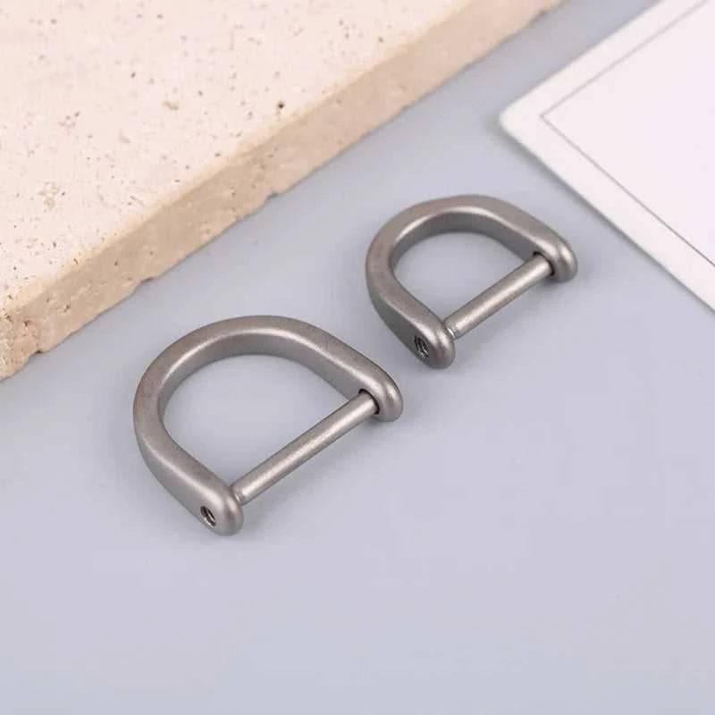 Titanium D Ring Key Shackle U Shape Key Ring Horseshoe Clasp For Car Fob DIY Leather Key Organizer Keychain The jack market .AU The jack market .AU Jewellery & Chains $ 47 14:29#Stainless steel 12mm