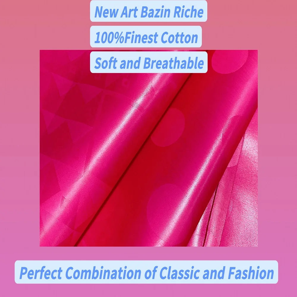 Feitex Original Bazin Riche Austria Quality Fabric Germany Cotton Jacquard Shadda Soft Guinea Brocade for Lace Dress