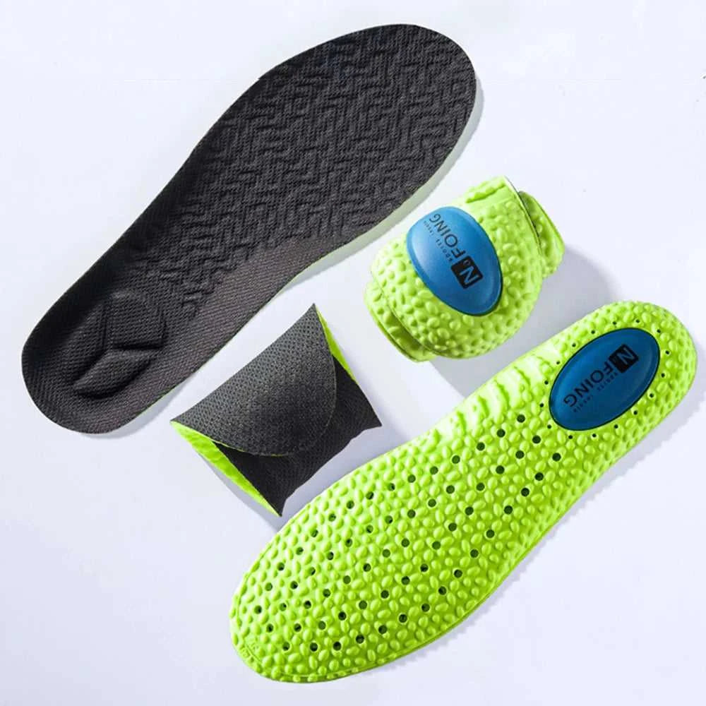 Silicone Memory Sponge Elastic Sports Insoles Orthopedic Insole Shock Absorption Air Cushion Deodorant Soft Shoes Pad Men Women The jack market .AU The jack market .AU Step Up Your Style: Trendy Shoes for Every Occasion! $ 47 14:173#Style 02 Green;200000124:200000283#EU45-46