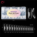 TP 150pcs New Clear Nail Dual Forms Hawk Claw Shape Poly Nail Gel Molds Full Cover False Nail Tips Extension Top Manicure Tools