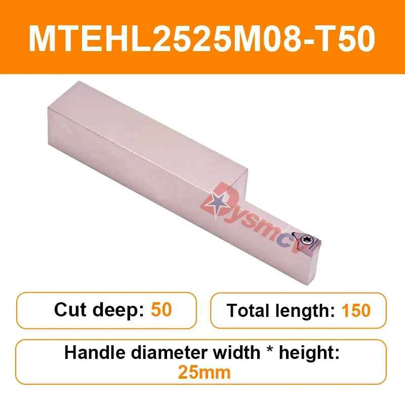 CNC Masters Premium Lathe Tool Holder | MTEHR MTEHL2525/2020/3232 | Deep Grooving & Large Cutting Precision