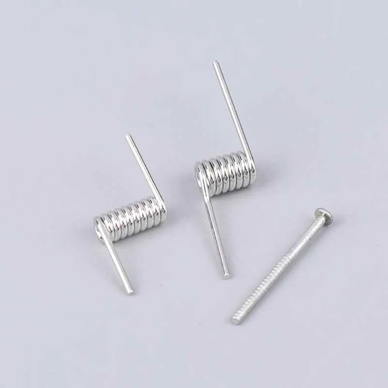 4PCS Steel Torsion Spring Large Hair Jaw Clips Special Accessories Special Torsion Spring V-spring For Hairpin Springs Clip
