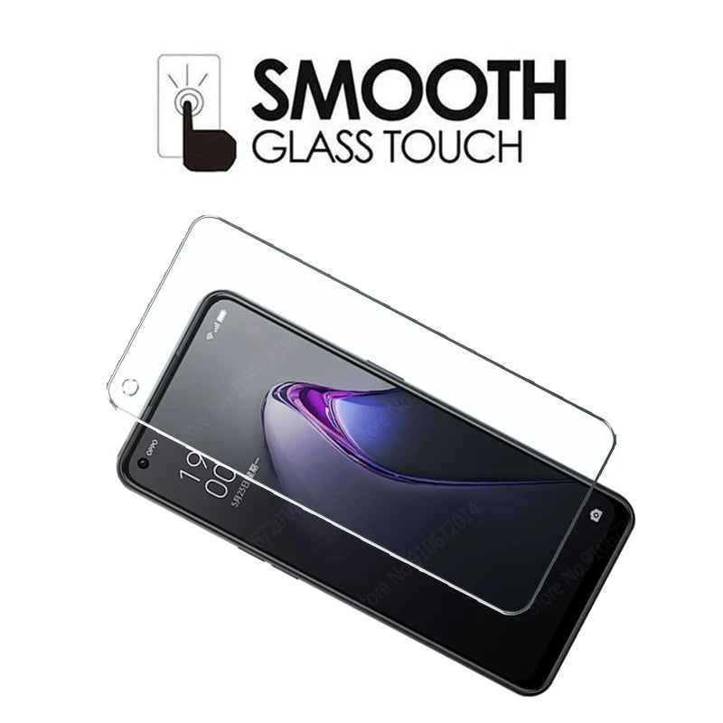 OPPO GlassGuard 4-Pack Tempered Glass Screen Protectors - Full Coverage for OPPO Reno 8 Series & Find X5/X3 Lite