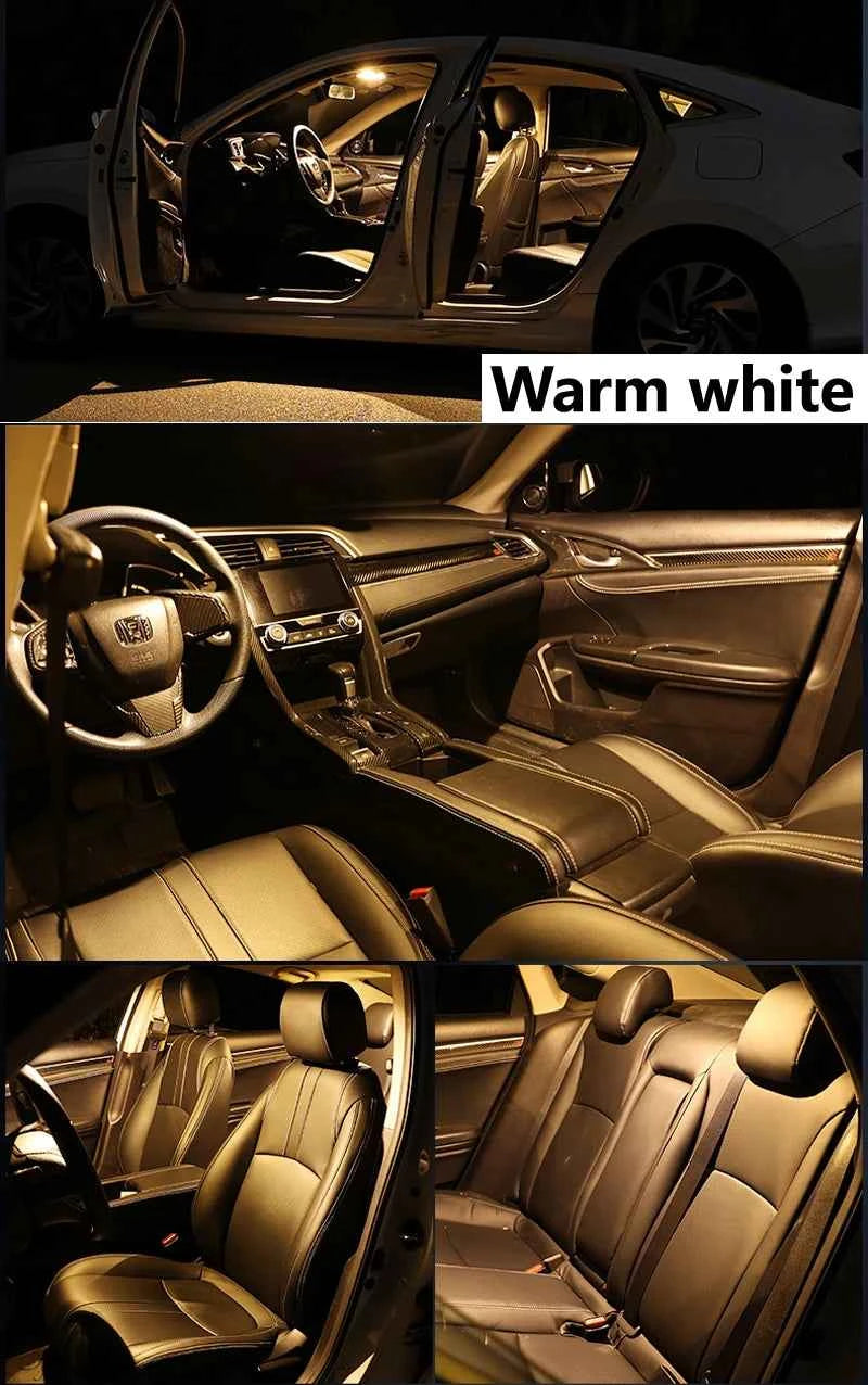 ZITWO 11Pcs LED Interior Light Kit For Toyota Yaris Cross 2020 2021 2022 2023 2024 Luggage Number Plate Bulb Canbus No Error
