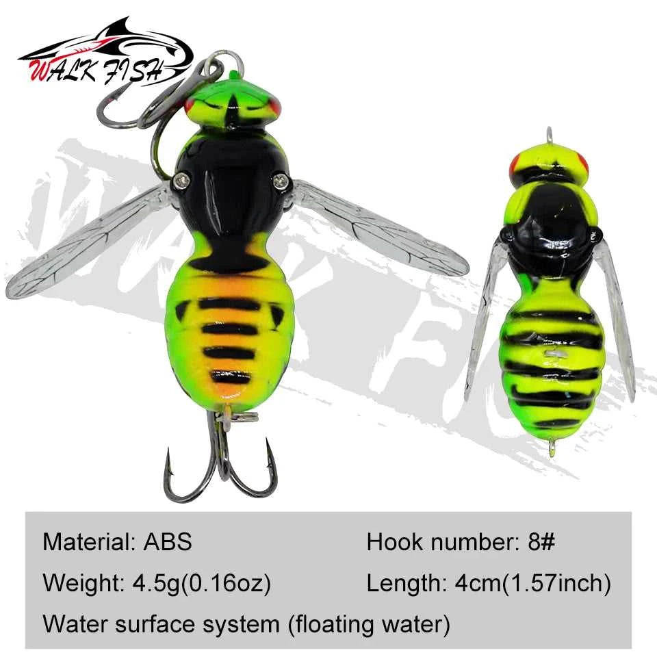 WALK FISH 4.5g 40mm Insect Lure Fishing Lures Bionic Swimbaits Wobblers Sea Bass Fishing Artificial Bait Hard Baits Bass Pike The jack market .AU The jack market .AU Fishing Gear $ 28 14:29#A1