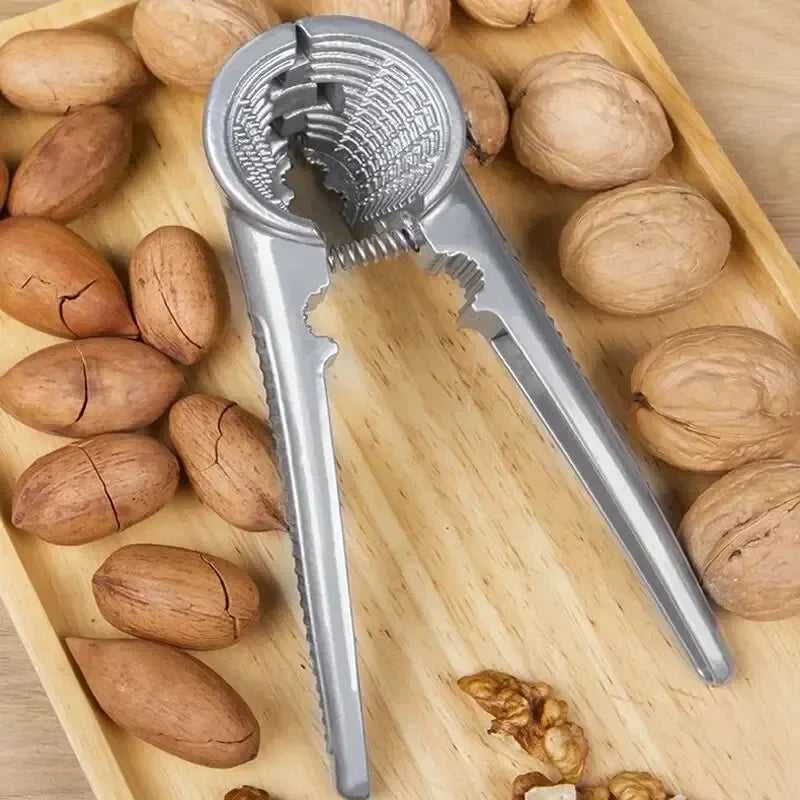 1pc Silvery Metal Multi Functional Walnut Clip Household Nut Shelling Tools Suitable for Walnuts Chestnuts and Hazelnut The jack market .AU The jack market .AU Home $ 25 14:1254#1pc