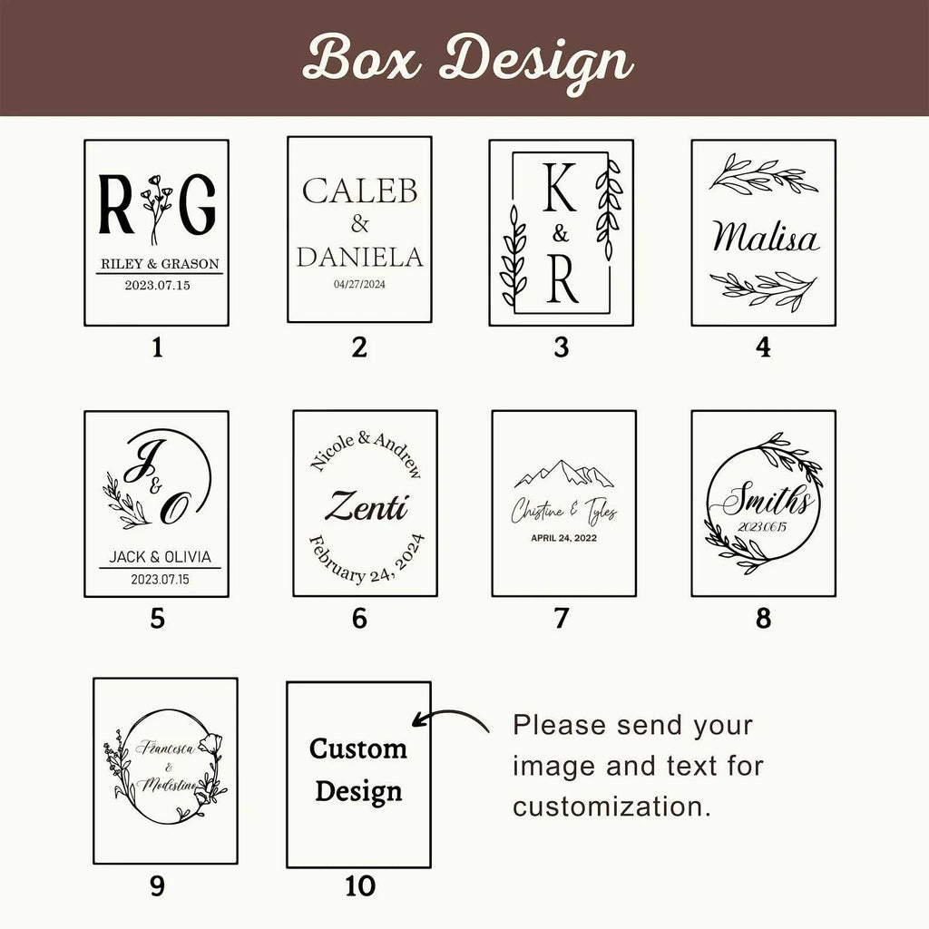 Custom Engraved Wooden Ring Box - Personalized Walnut Jewelry Holder for Engagement, Wedding, Anniversary, Proposal, and Gift St The jack market .AU The jack market .AU Jewellery & Chains $ 54 14:1052#RB604-Design 8